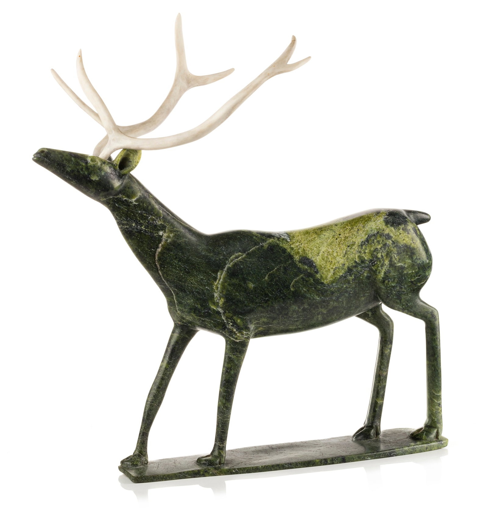 OSUITOK IPEELEE, INUIT, Standing Caribou, mid-late 1980s (1 of 5)