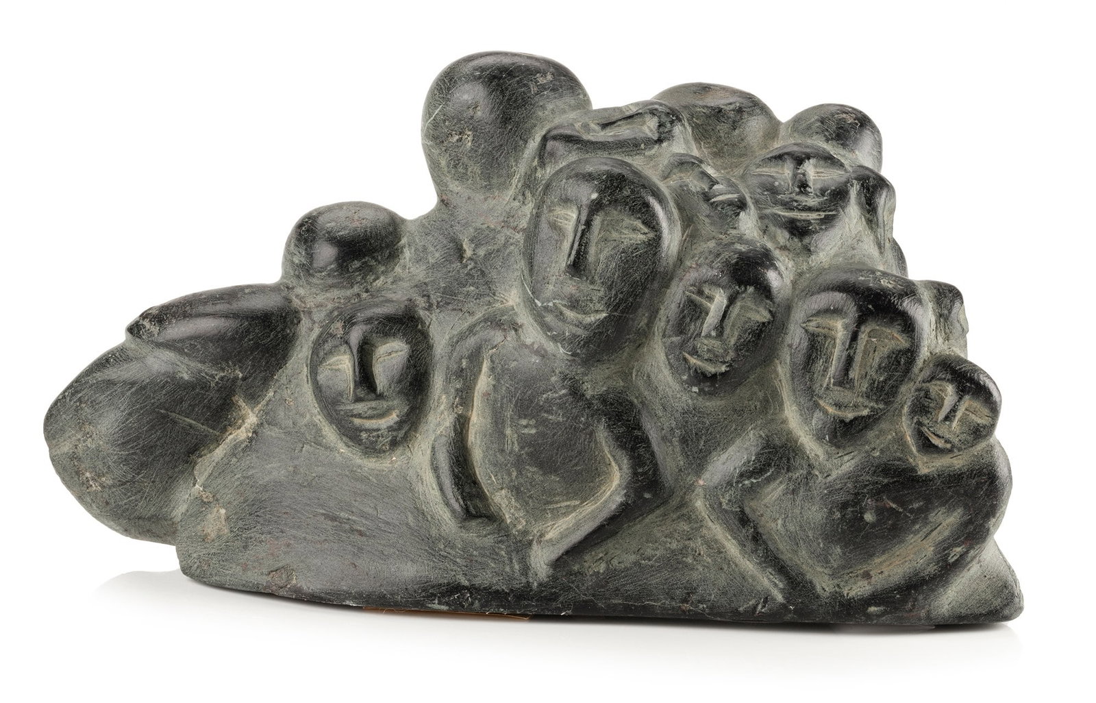 MIRIAM NANURLUQ QIYUK, INUIT, Family Gathering, 1975 (1 of 6)