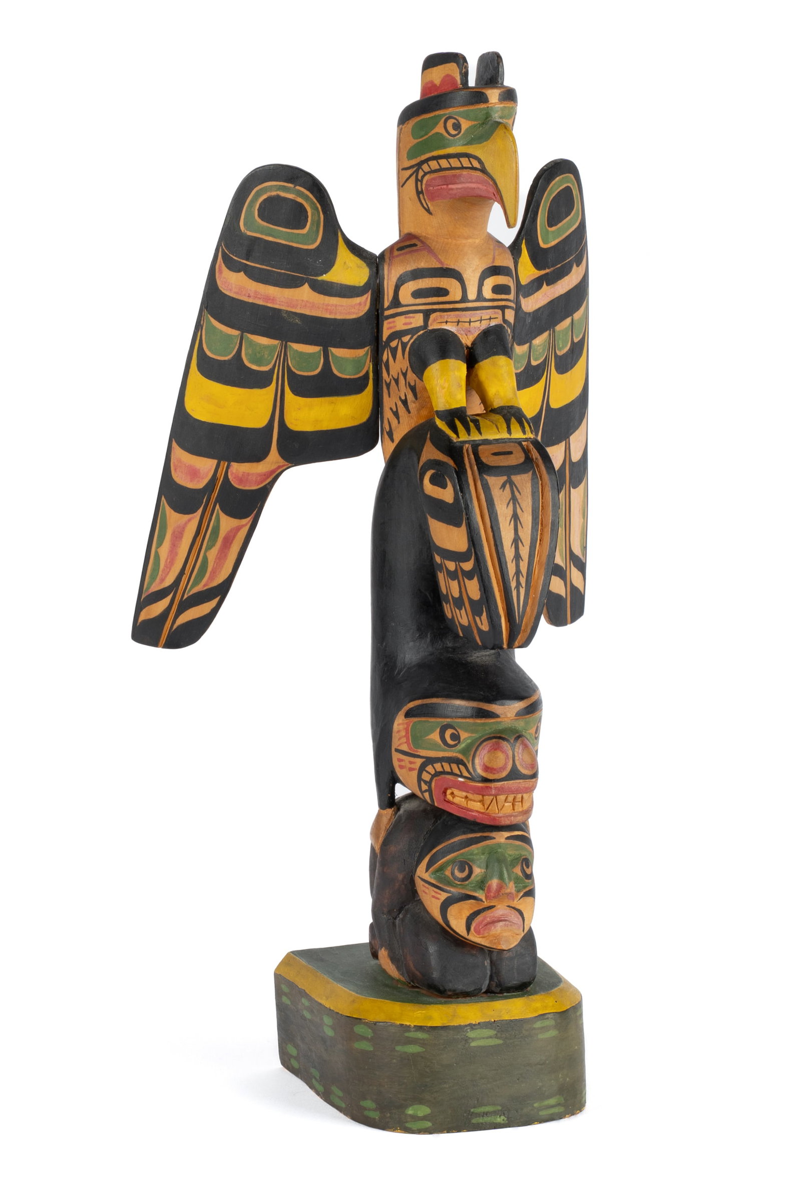 NAKAṔANKAM MUNGO MARTIN, FIRST NATIONS, Model Totem Pole, 1949 (1 of 6)
