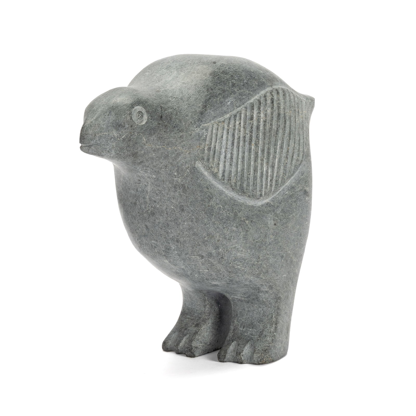 Attributed to KAROO ASHEVAK, INUIT, Alert Bird, c. 1970 (1 of 4)