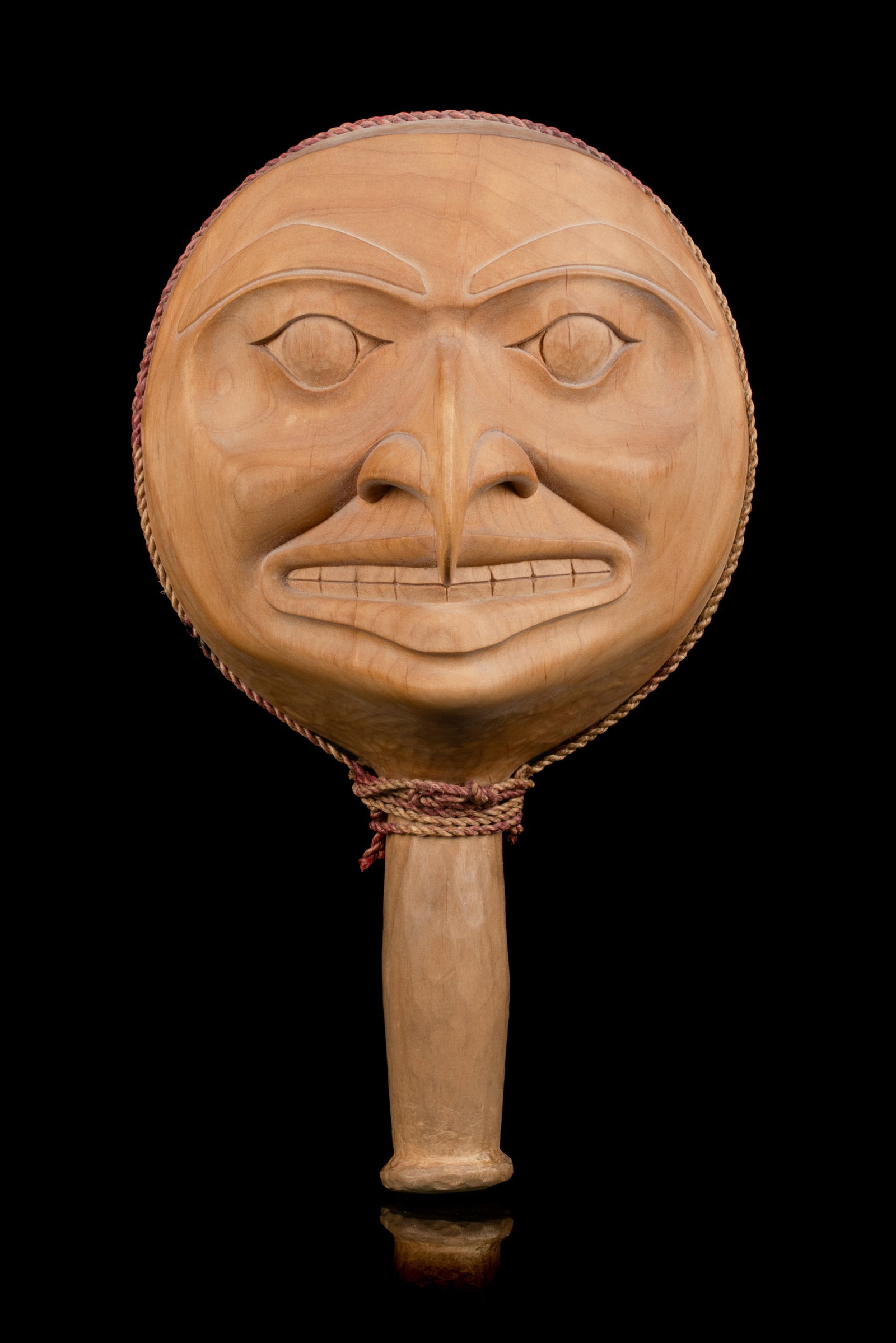 NORMAN TAIT, FIRST NATIONS, Hawk Moon and Raven Globular Rattle, 1991 (1 of 8)