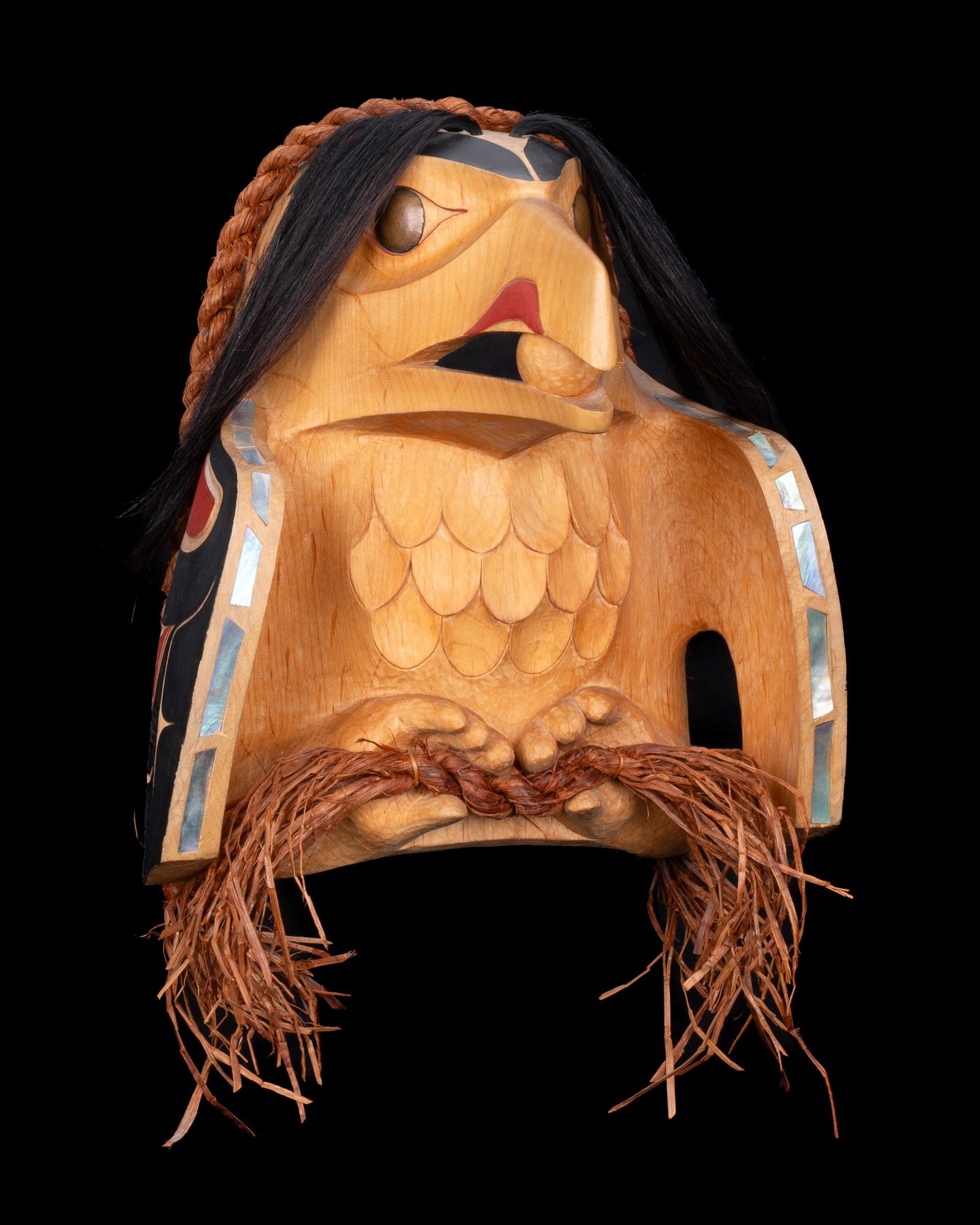 ISAAC TAIT, FIRST NATIONS, Figural Raven Frontlet, c. 1980s / 90s (1 of 5)