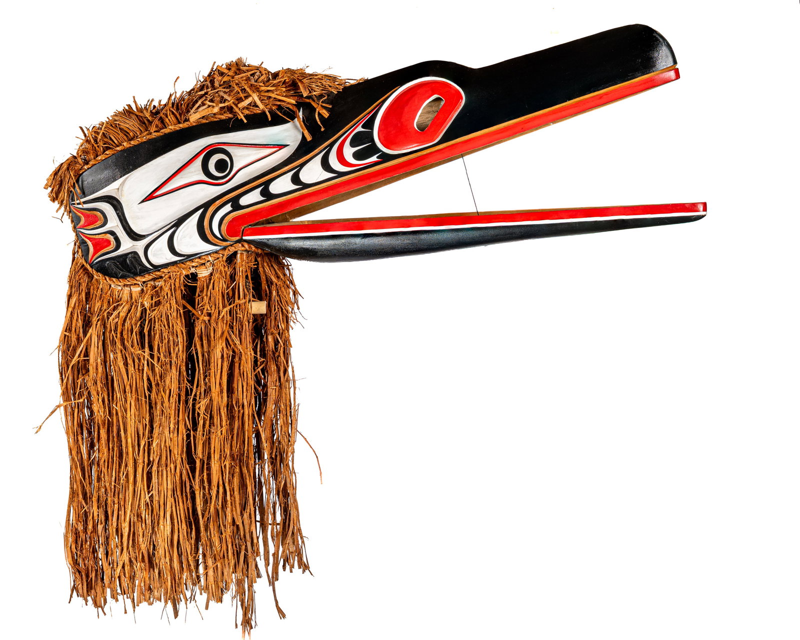 JONATHAN JACOBSON, FIRST NATIONS, Hamatsa Raven Mask, c. 2010s (1 of 4)