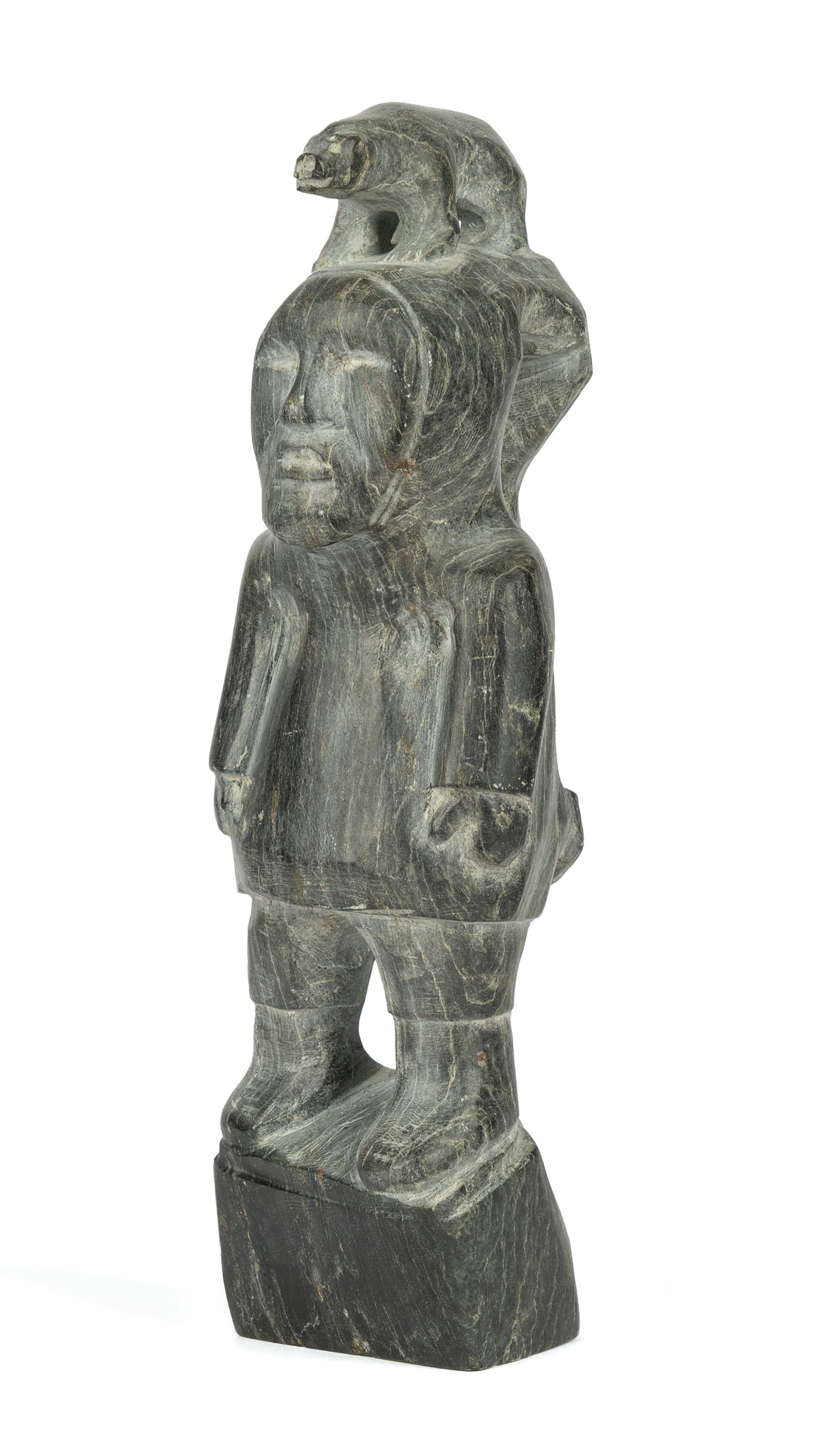 VITAL OKOKTOK, INUIT, Hunter with Whale and Fox , 1972 (1 of 7)