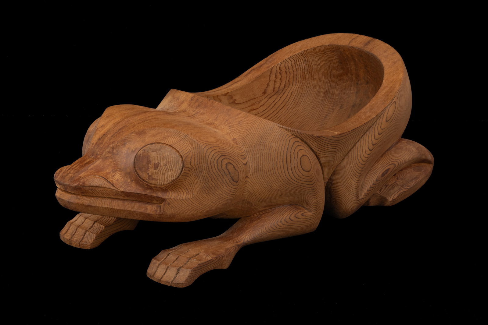 Attributed to ISAAC TAIT, INUIT, Model Frog Bowl, 1990s (1 of 4)