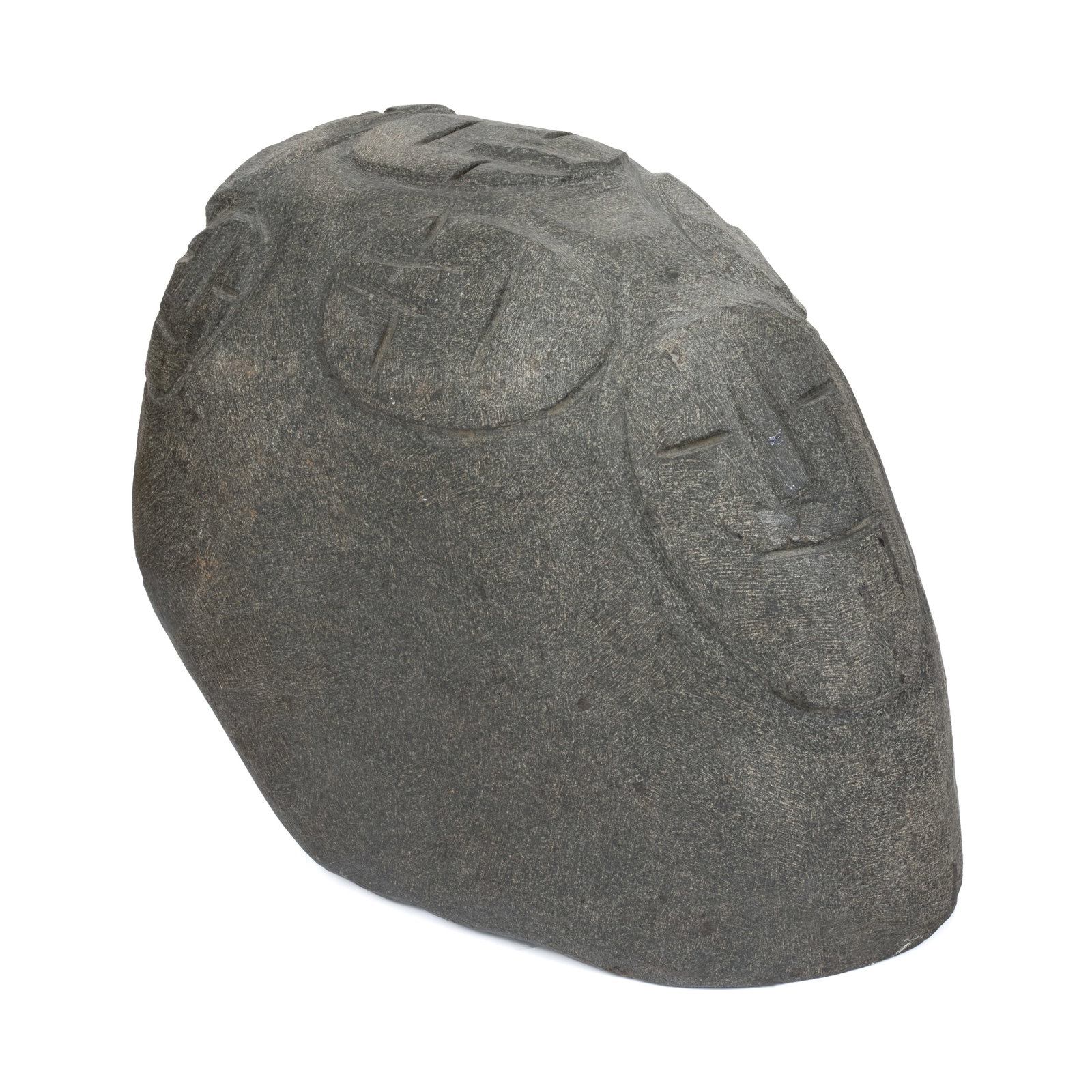 LUCY TASSEOR TUTSWEETOK, INUIT, Family Group, 1990s / 2000s: LUCY TASSEOR TUTSWEETOK (1934-2012) ARVIAT (ESKIMO POINT) Family Group, 1990s / 2000s stone, 8 x 10 x 6.25 in (20.3 x 25.4 x 15.9 cm) signed, "ᓗᓯ". Provenance An Ontario Collection. As Luc