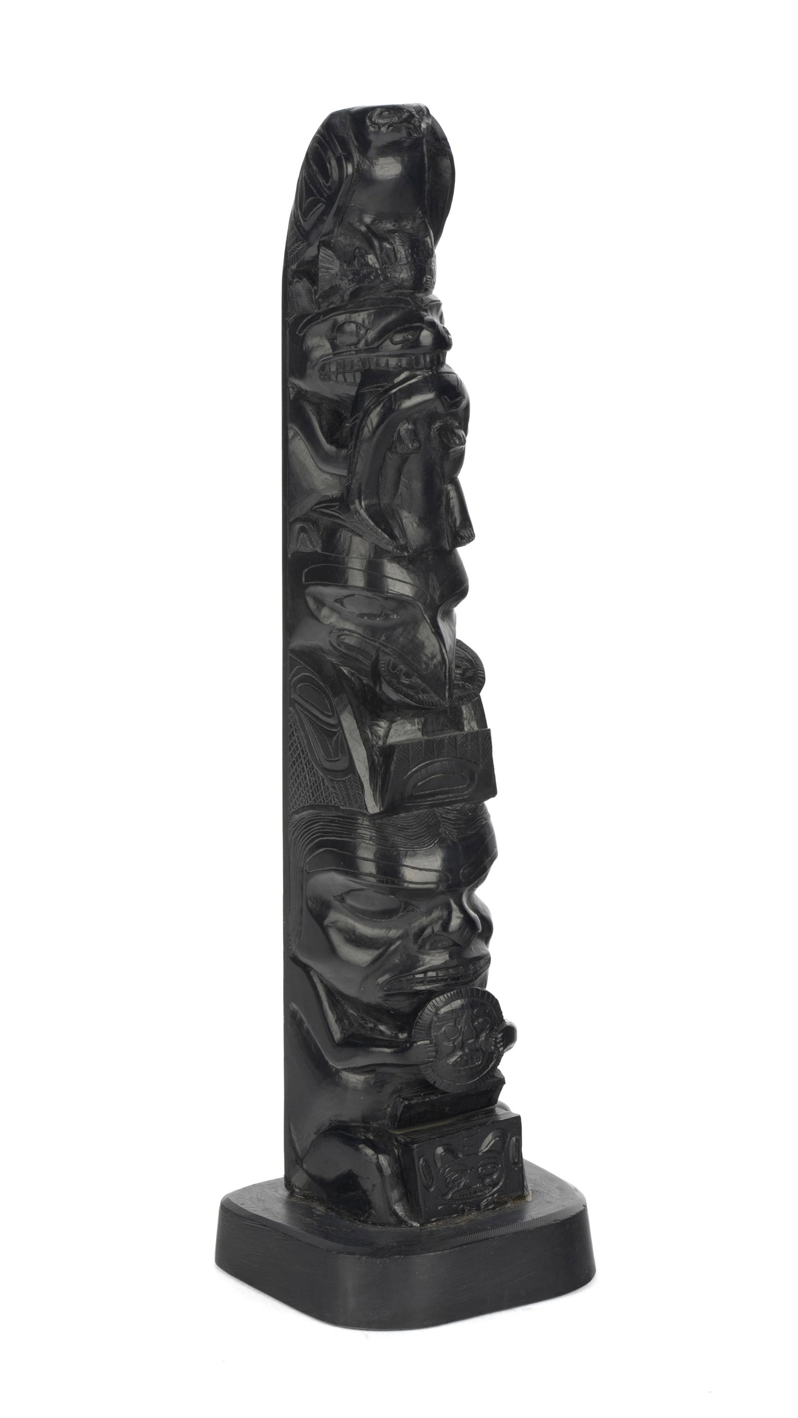 ARTHUR MOODY, FIRST NATIONS, Model Totem Pole, 1950 (1 of 4)