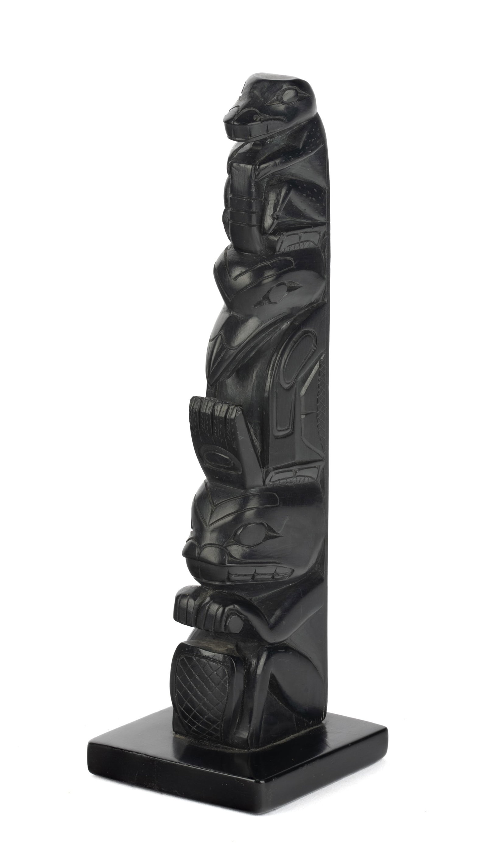 UNIDENTIFIED HAIDA ARTIST, Model Totem Pole , c. 1960-70s (1 of 4)