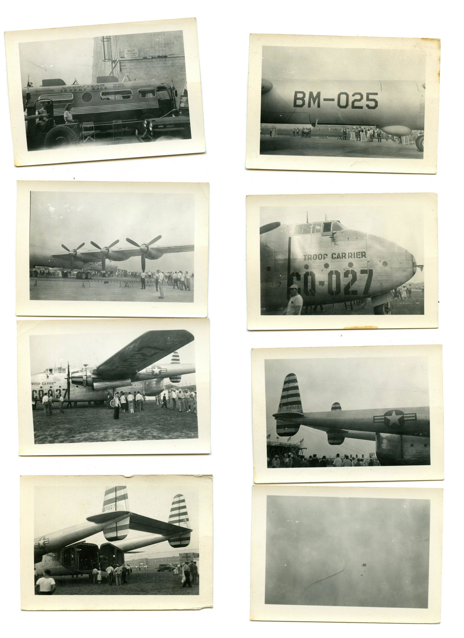 Group of Eight (8) WW2 Aviation Photos (1 of 1)