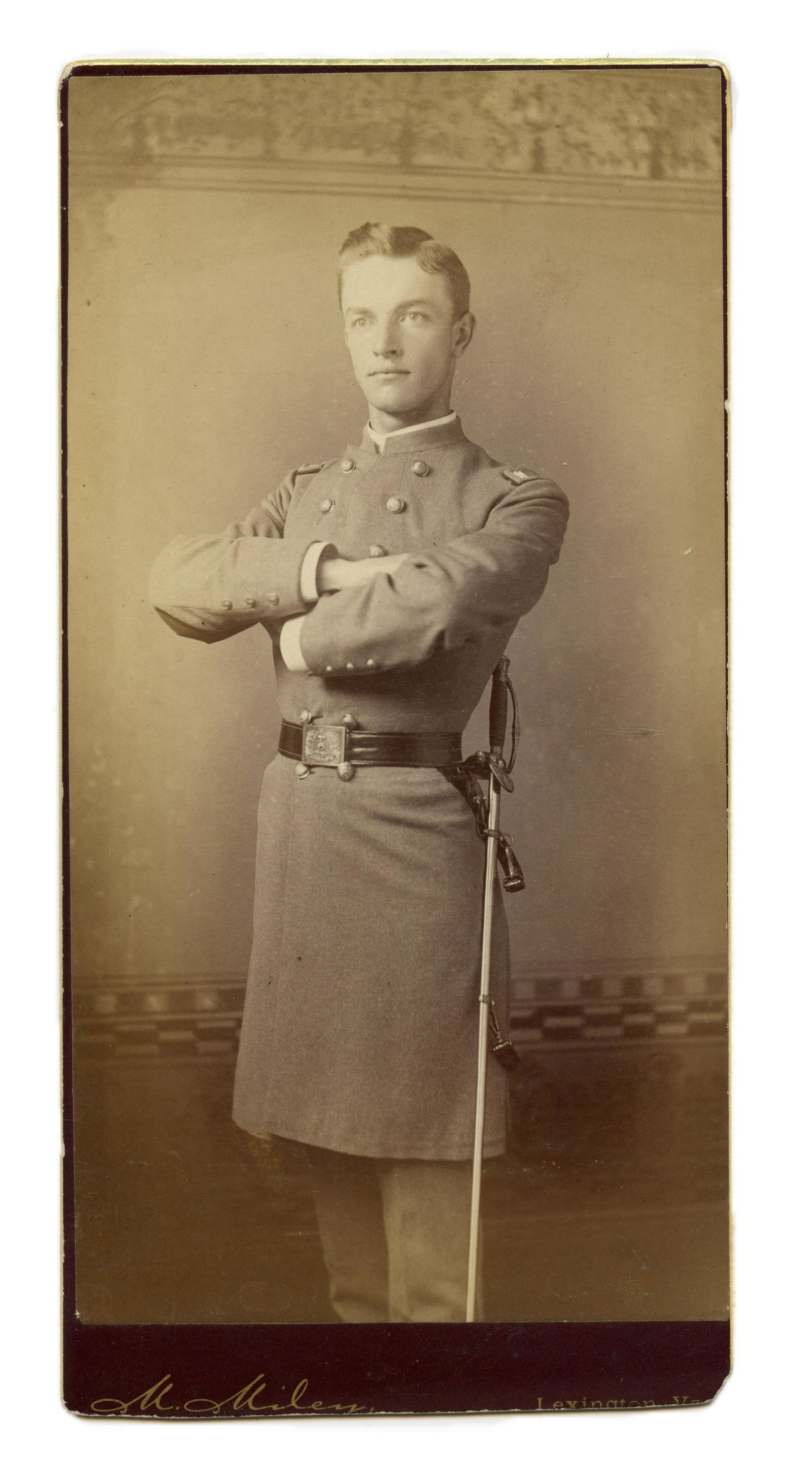 Rare Photo of Virginia Military Institute (VMI) Cadet (1 of 1)