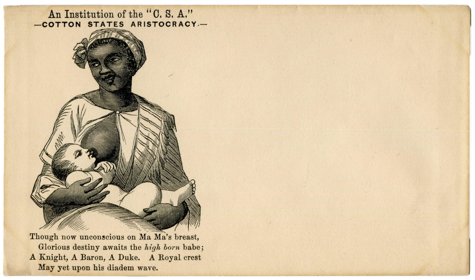 Rare Nursing African-American Civil War Cover (1 of 1)