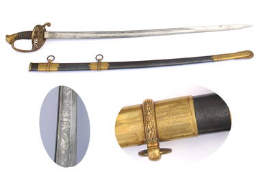 Stellar Ames Presentation Sword: Irish Officer