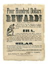 [Slavery] Original Runaway Slave Broadside