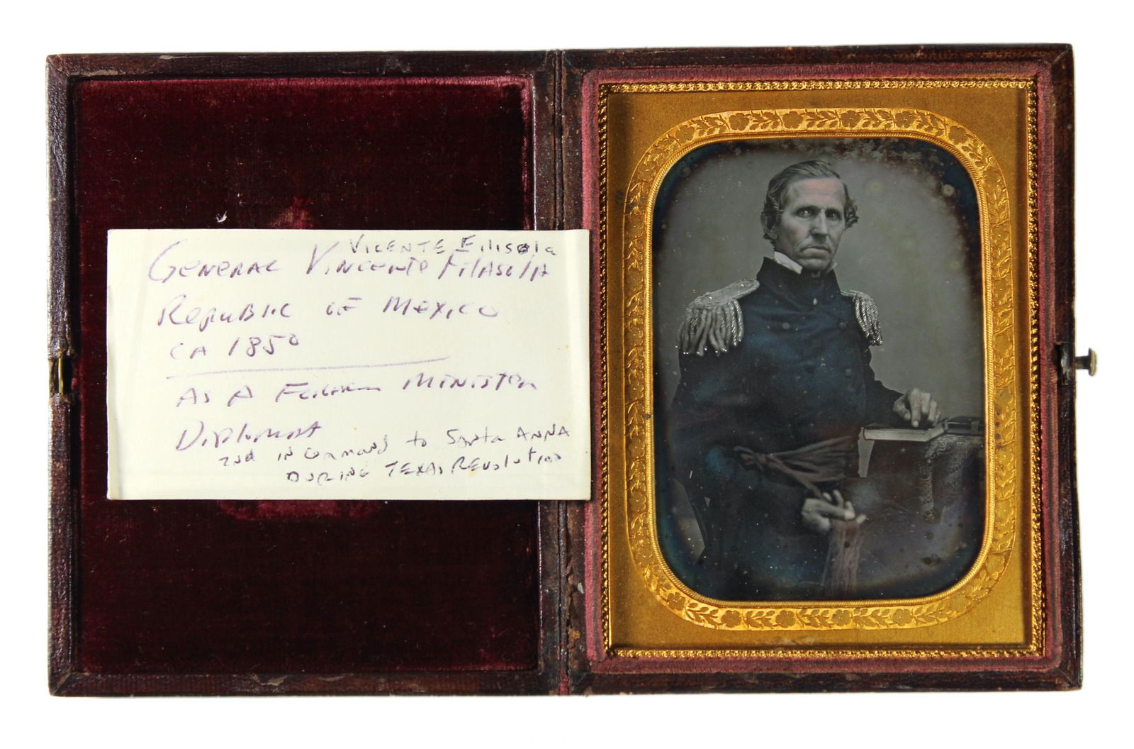 [Daguerreotype] Prominent Military Officer (1 of 2)