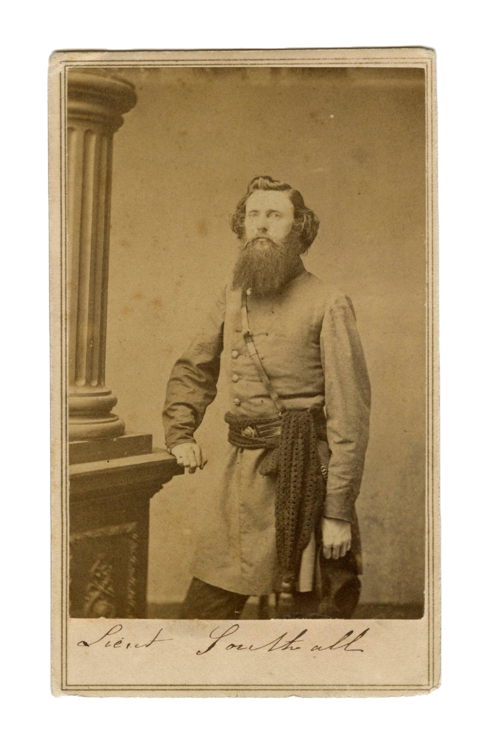 [Civil War, CDV] Confederate Officer, St. Louis (1 of 2)