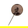 [POLITICS]. William Mckinley Bryan Photographic Pin