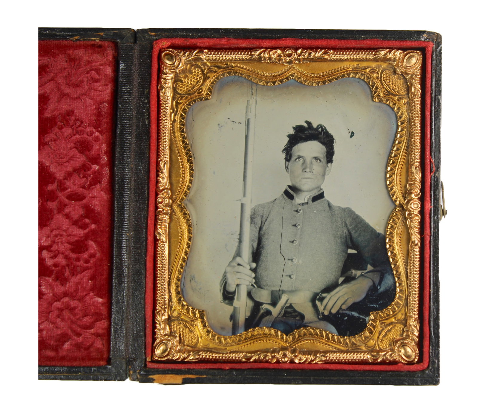 [Ambrotype] Southern Enlistedman (1 of 1)