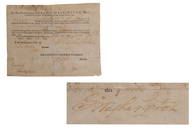 George Washington Signed Discharge