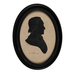 George Wythe Silhouette: An update to this description is forthcoming. Please check back on March 12th, 2024.