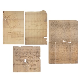 [COLONIAL AMERICA] 18th c. North Carolina Land Grant Archive