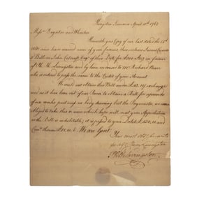 [COLONIAL AMERICA] 1763 Philip Philip Livinginston ALS