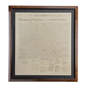 [DECLARATION OF INDEPENDENCE] 1833 Force Printing