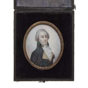 [ART] Portrait Miniature by Augustin Dubourg (French, 1758-1800)