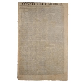 [WAR OF 1812] War is Coming! 1811 "Connecticut Mirror"