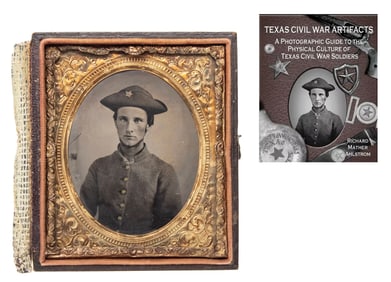 [TEXAS] Terry's Texas Rangers IDed Tintype Portrait