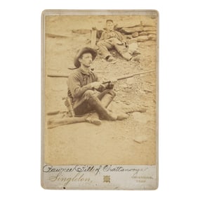 [BUFFALO BILL] "Pawnee Bill" Cabinet Card
