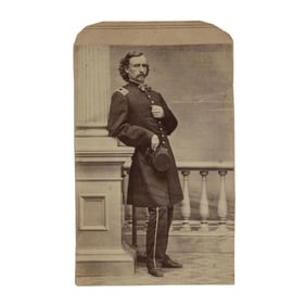 [CUSTER] Custer as Captain, 1863 Portrait