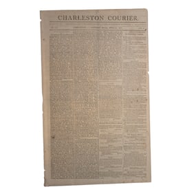 [SLAVERY] 1804 Charleston Courier