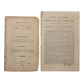 [ABOLITION] Rare 1804 Anti-Slavery Pamphlet, One of Earliest Known