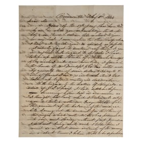 [SLAVERY] 1844 Letter re: Slave Prices