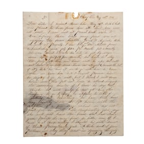 [SLAVERY] 1846 Free Black Man's Letter