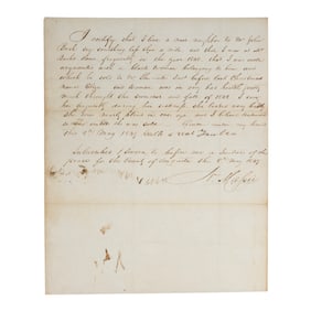 [SLAVERY] 1849 Blind Slave Girl Court Document