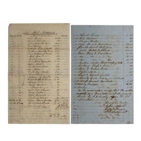 [SLAVERY] Appraisal & Bill of Sale of 14 Named Slaves