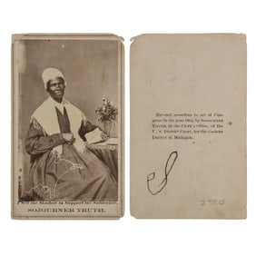 [ABOLITION] Signed Sojourner Truth CDV