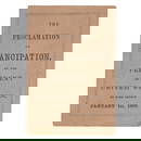 [LINCOLN] 1862 Preliminary Emancipation Proclamation Pamphlet