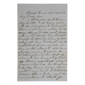 [CIVIL WAR] "Oh, Slavery what a curse thou art" 1864 Soldier's Letter
