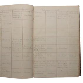 [CIVIL WAR] 1863 Contraband Hospital Ledger, Milliken's Bend Content