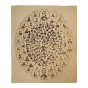 [SLAVERY] Lincoln & 13th Amendment Signers, Composite Albumen