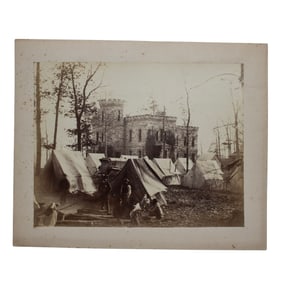 [CIVIL WAR] "Castle Murray, near Auburn, Virginia" Gardner Image w/ Contrabands