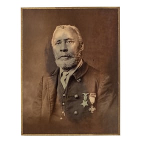 [AFRICAN AMERICANA] Portrait of Civil War Veteran