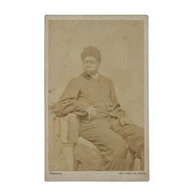 [SLAVERY] Thomas "Blind Tom" Wiggins CDV