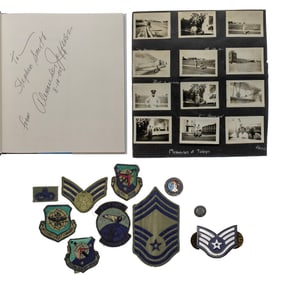 [WWII] Tuskegee Airman Lt. Col. Alex. Jefferson,  Snapshots, Patches, Plus