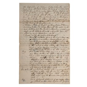 [LINCOLN] 1842 Lincoln Mentioned as Attorney Document
