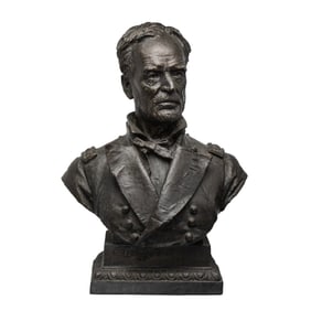 [CIVIL WAR] W. T. Sherman Bust by St.-Gaudens, Sherman Family Cast 