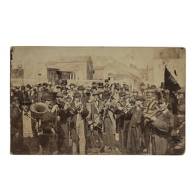[EARLY PHOTOGRAPHY] Performing Marching Band
