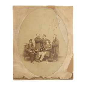[EARLY PHOTOGRAPHY] Matthew Brady & Prominent Group 